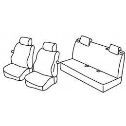 Set coprisedili Superior - Beige - Fiat Grande Punto 3p (09 05 04 12) - Fiat Punto Evo 3p (10 09 04 12)