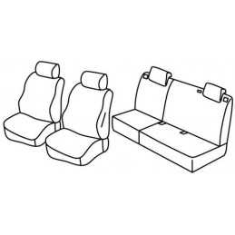 Set coprisedili Superior - Beige - Fiat Grande Punto 5p (09 05 04 12) - Fiat Punto Evo 5p (10 09 04 12)