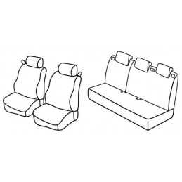 Set coprisedili Superior - Nocciola - Ford Fiesta 3p (09 08 05 17)