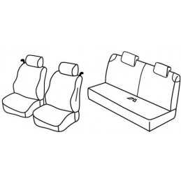 Set coprisedili Superior - Nocciola - Ford Ka (01 09 09 16)