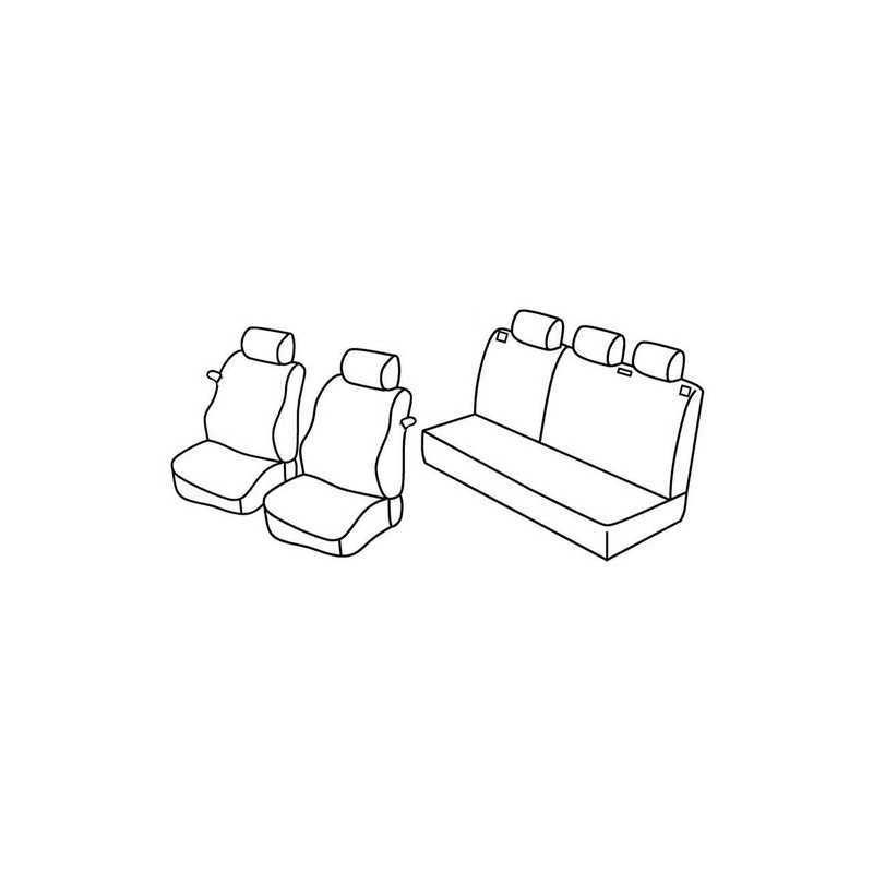 Set coprisedili Superior - Nocciola - Opel Corsa 3p (10 00 08 06)