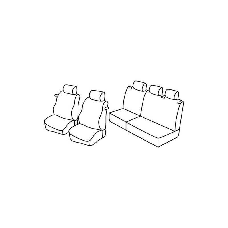 Set coprisedili Superior - Nocciola - Opel Corsa 3p (10 00 08 06)