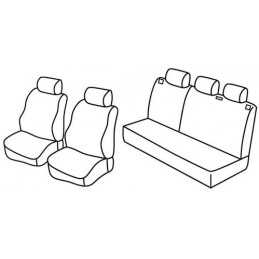 Set coprisedili Superior - Nocciola - Opel Corsa 5p (10 00 08 06)