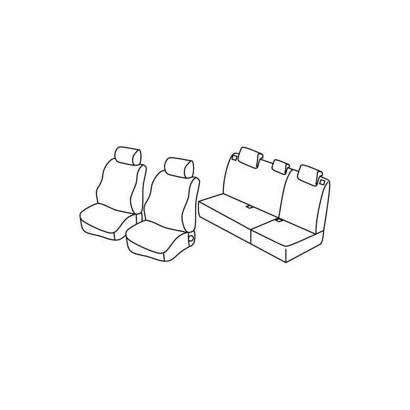 Set coprisedili Superior - Beige - Renault Clio II 3p (03 98 09 05)