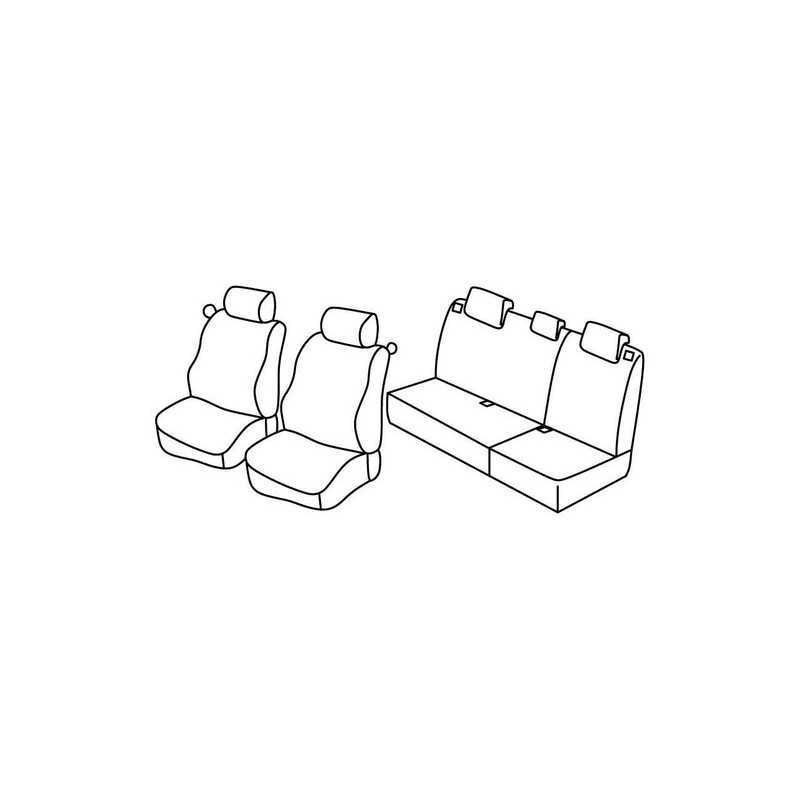Set coprisedili Superior - Beige - Renault Clio II Storia 3p (10 05 12 10)