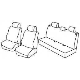 Set coprisedili Superior - Nocciola - Renault Clio II 5p (03 98 09 05)