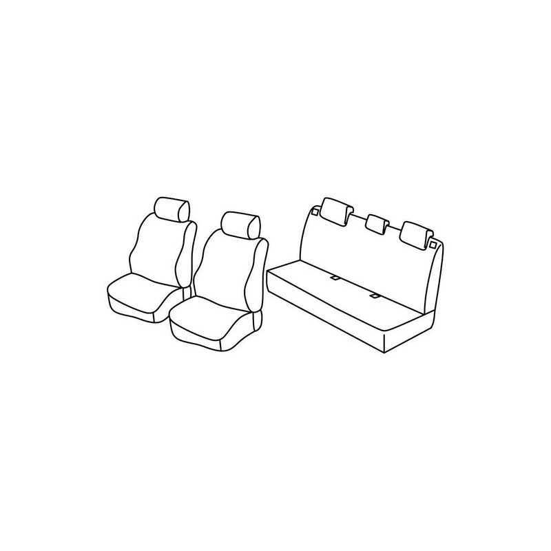 Set coprisedili Superior - Beige - Renault Clio II 5p (No Community No Dinamique) (06 01 09 05)