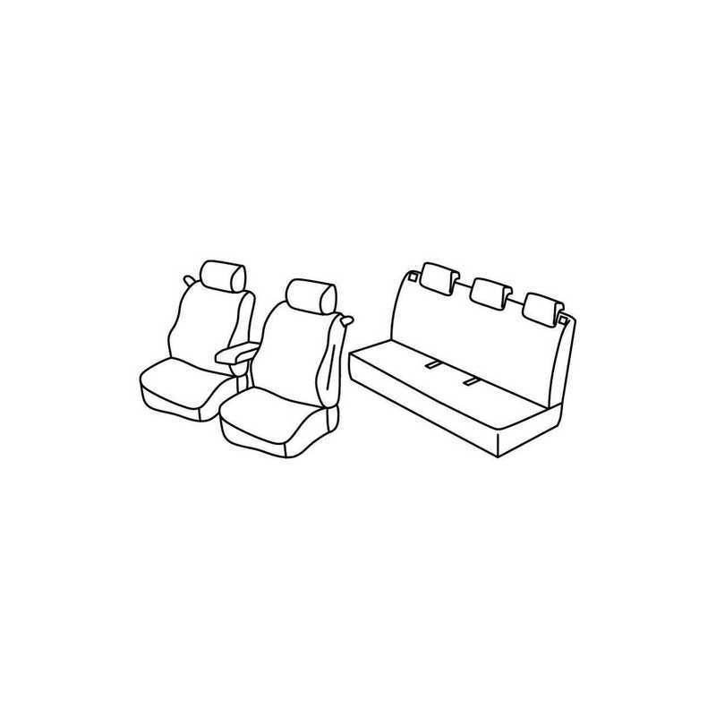 Set coprisedili Superior - Beige - Renault Clio III 3p (10 05 01 13)