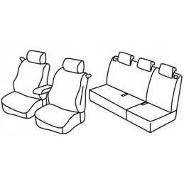 Set coprisedili Superior - Beige - Renault Clio III 3p (10 05 01 13)