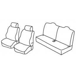 Set coprisedili Superior - Nocciola - Renault Twingo (fino al 2001) (03 93 2001)