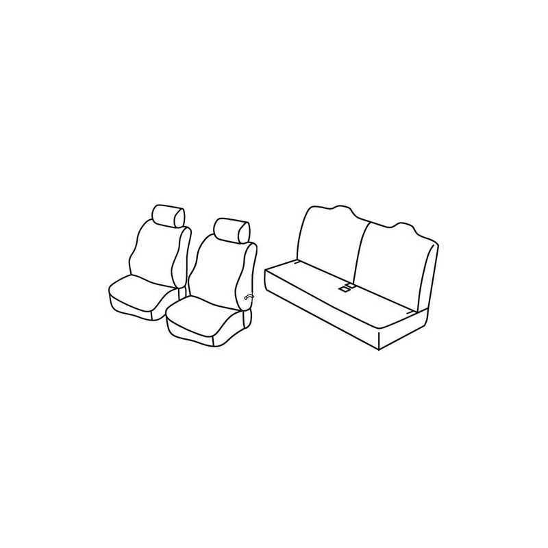 Set coprisedili Superior - Nocciola - Renault Twingo (fino al 2001) (03 93 2001)