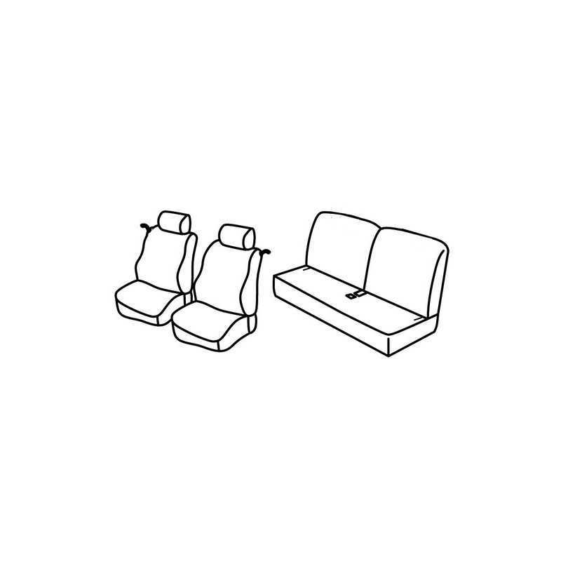Set coprisedili Superior - Beige - Renault Twingo (dal 2002) (2002 05 07)