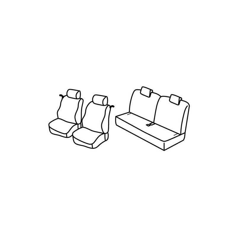 Set coprisedili Superior - Beige - Renault Twingo (dal 2002) (2002 05 07)