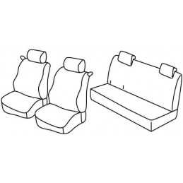 Set coprisedili Superior - Beige - Renault Twingo (Access Expression) (06 07 09 11)