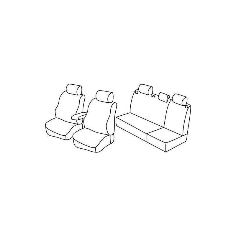 Set coprisedili Superior - Beige - Skoda Fabia 5p (05 07 01 15)