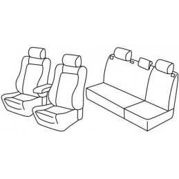 Set coprisedili Superior - Beige - Skoda Fabia 5p (05 07 01 15)