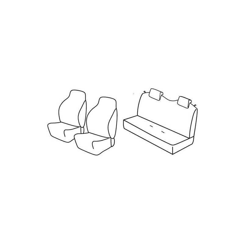Set coprisedili Superior - Nocciola - Suzuki Alto (03 09 03 15)
