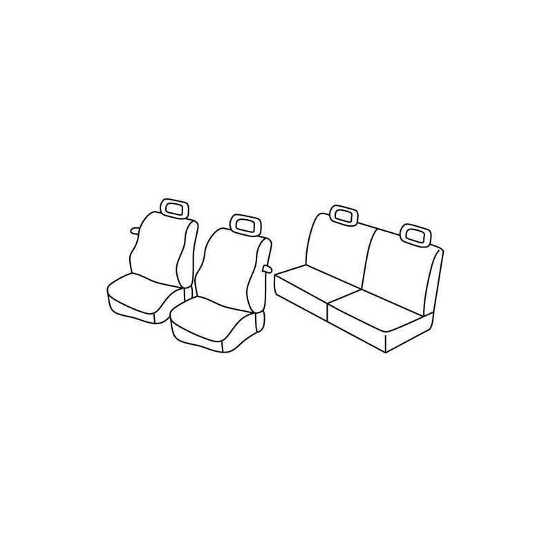 Set coprisedili Superior - Nocciola - Seat Arosa (02 97 06 04) - Volkswagen Lupo (06 98 07 05)