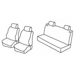 Set coprisedili Superior - Beige - Volkswagen Polo 3p (dal 9 1999) (09 99 10 01) - Volkswagen Polo 5p (dal 9 1999) (09 99 10 01)