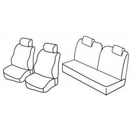 Set coprisedili Superior - Beige - Citroen C2 (Tonic) (10 03 03 10)