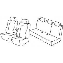 Set coprisedili Superior - Nocciola - Citroen C3 (Comfort) (11 09 10 16)