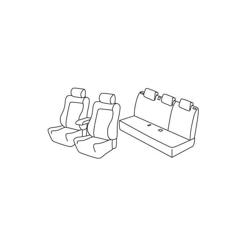 Set coprisedili Superior - Beige - Citroen C3 (Comfort) (11 09 10 16)