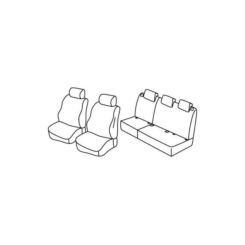 Set coprisedili Superior - Nocciola - Citroen C3 Picasso (Exclusive) (01 09 10 12)