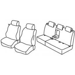 Set coprisedili Superior - Beige - Citroen C3 Picasso (Comfort) (01 09 10 12)
