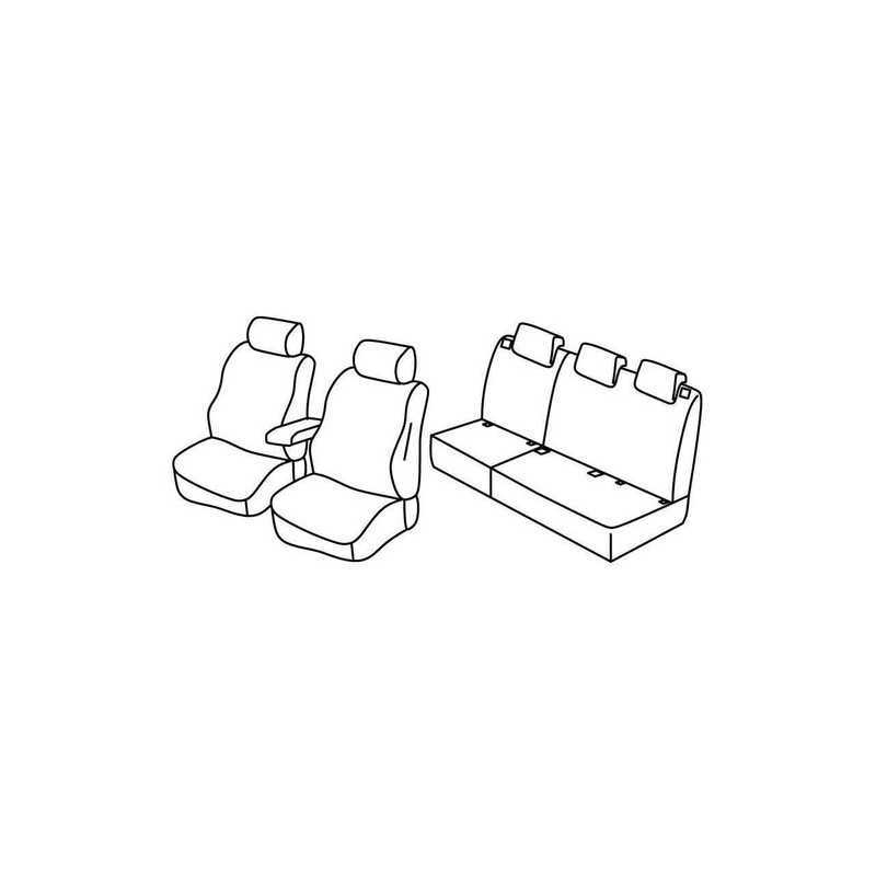 Set coprisedili Superior - Beige - Citroen C3 Picasso (Exclusive) (01 09 10 12)
