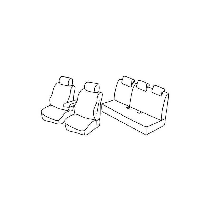 Set coprisedili Superior - Nero Grigio - Dacia Duster (Prestige) (02 18 )