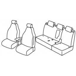 Set coprisedili Superior - Nocciola - Fiat 500L (09 12 )