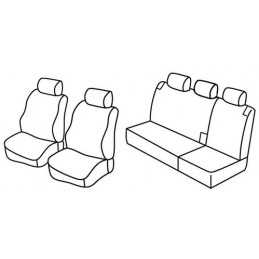 Set coprisedili Superior - Grigio Nero - Fiat Brava (10 95 12 03)