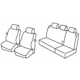 Set coprisedili Superior - Beige - Fiat Bravo (10 95 10 01)