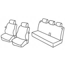 Set coprisedili Superior - Nero Grigio - Fiat Bravo (10 95 10 01)