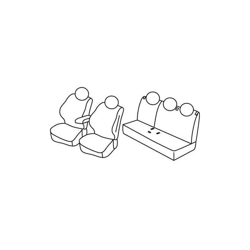Set coprisedili Superior - Beige - Fiat 500X (Pop Star Cross Plus) (02 15 )