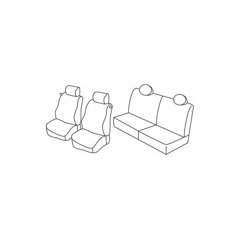 Set coprisedili Superior - Nocciola - Lancia Ypsilon 3p (09 03 05 11) - Lancia Ypsilon Unyca 3p (06 11 12 13)