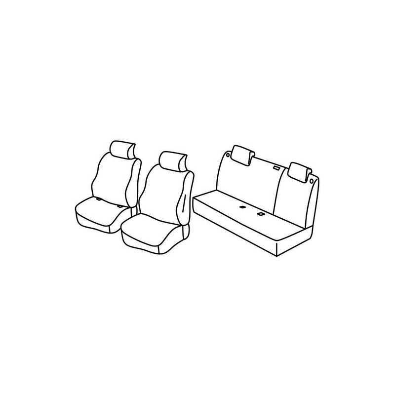 Set coprisedili Superior - Beige - Nissan Micra (03 17 )