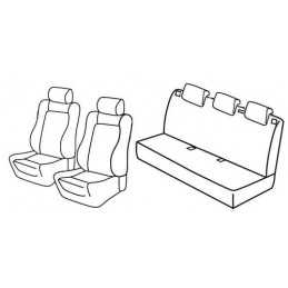 Set coprisedili Superior - Beige - Opel Corsa 5p (Sport Edition) (09 06 11 14)