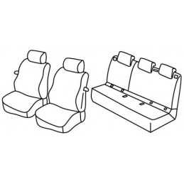 Set coprisedili Superior - Nocciola - Opel Corsa 3p (12 14 )