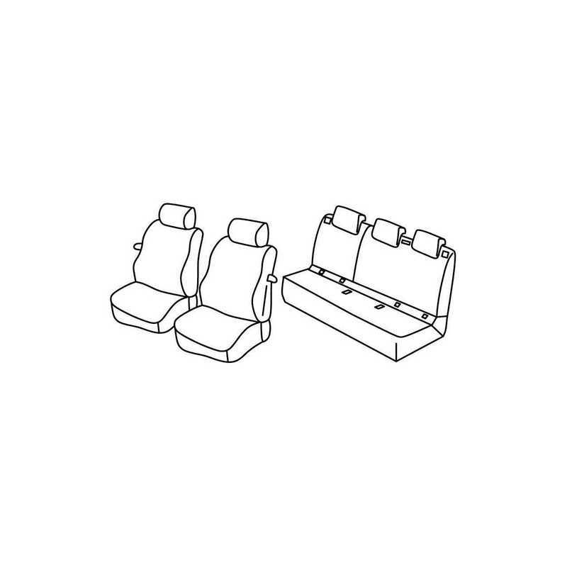 Set coprisedili Superior - Nocciola - Opel Corsa 3p (12 14 )