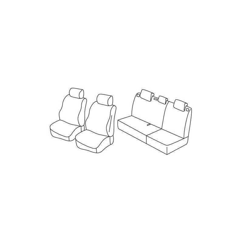 Set coprisedili Superior - Nocciola - Opel Karl (12 14 )