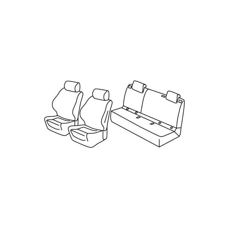 Set coprisedili Superior - Beige - Opel Corsa 5p (12 14 )