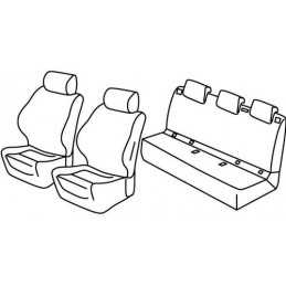 Set coprisedili Superior - Nocciola - Opel Corsa 5p (12 14 )