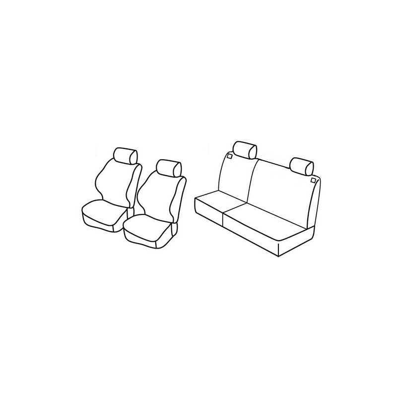Set coprisedili Superior - Nocciola - Peugeot 206 5p (Roland Garros) (09 98 04 03)