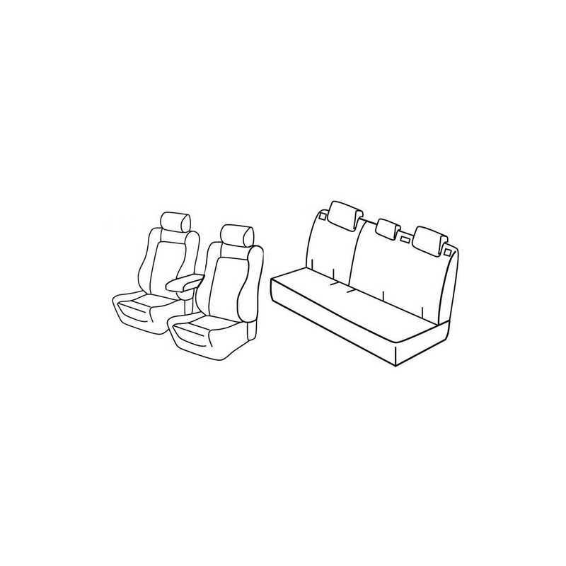 Set coprisedili Superior - Beige - Peugeot 208 5p (04 12 )