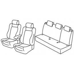 Set coprisedili Superior - Beige - Renault Clio IV Sporter (04 13 )