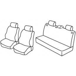 Set coprisedili Superior - Nocciola - Seat Ibiza 5p (fino al 2005) (01 02 2005)