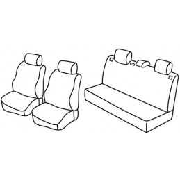 Set coprisedili Superior - Nocciola - Seat Ibiza 5p (dal 2006) (2006 05 08)