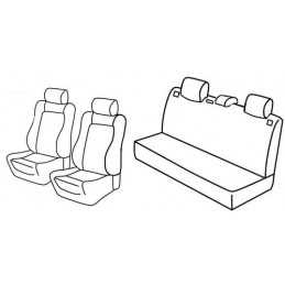 Set coprisedili Superior - Beige - Seat Ibiza 5p (dal 2006) (2006 05 08)