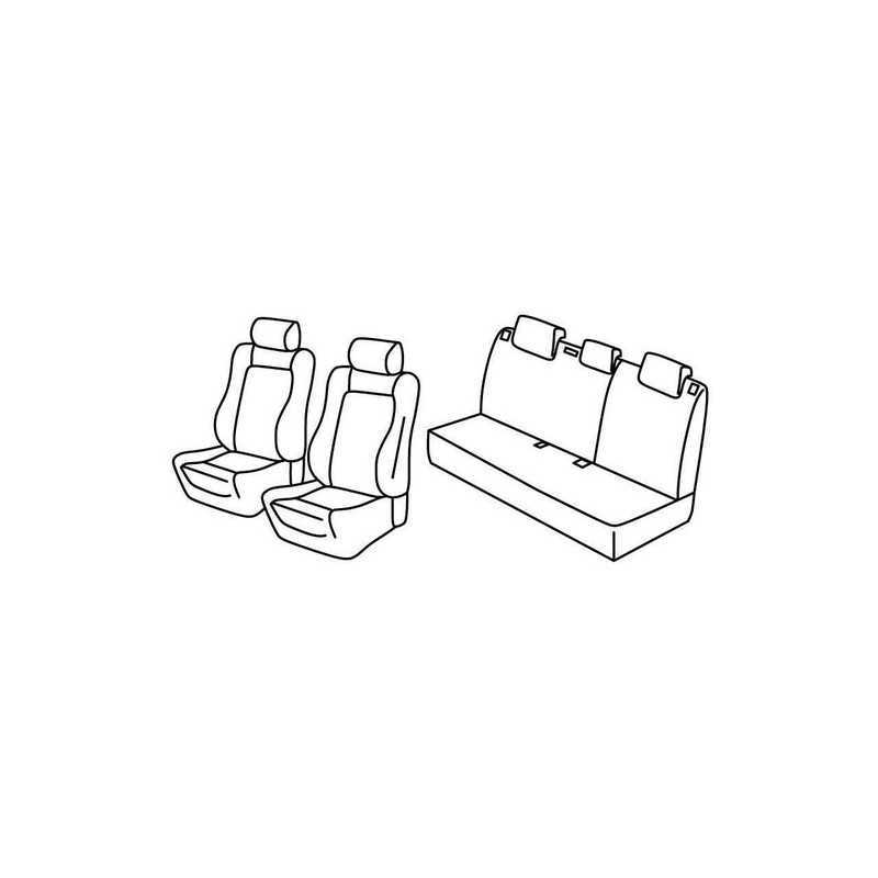 Set coprisedili Superior - Beige - Seat Leon (09 05 12 12)